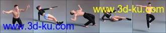 3D打印模型Z Variety Action Pose Collection for Genesis 3 and 8的图片