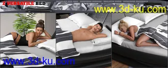 3D打印模型Z Versatile Morphing Bed and Poses for Genesis 8的图片