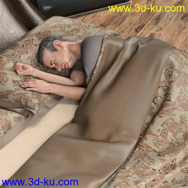 Z Versatile Morphing Bed and Poses for Genesis 8模型的图片16