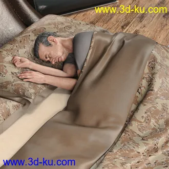 3D打印模型Z Versatile Morphing Bed and Poses for Genesis 8的图片