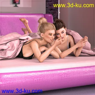 3D打印模型Z Versatile Morphing Bed and Poses for Genesis 8的图片