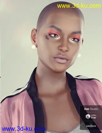 3D打印模型Zaquida for Genesis 8 Female的图片