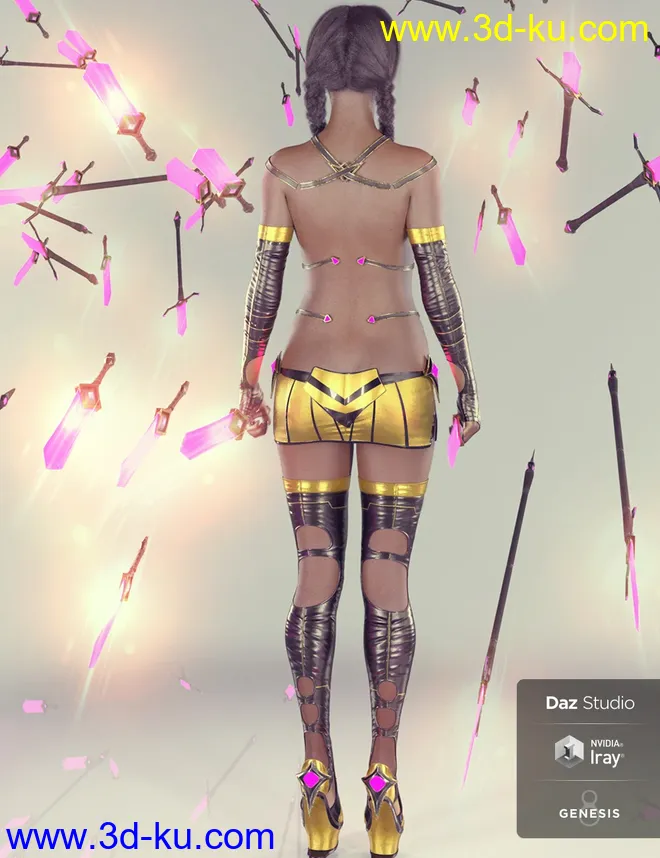 Zaquida for Genesis 8 Female模型的图片7