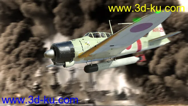 Zeke Military Aircraft模型的图片4