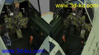 3D打印模型Zeke Military Aircraft的图片