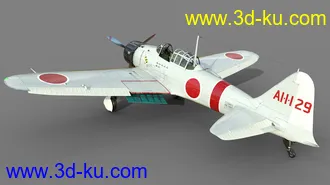 3D打印模型Zeke Military Aircraft Texture Pack的图片