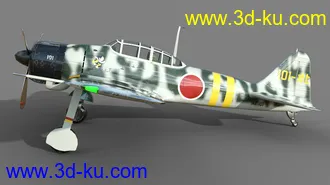 3D打印模型Zeke Military Aircraft Texture Pack的图片