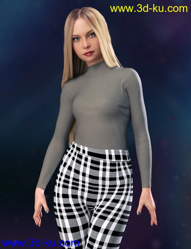 Zoey HD for Genesis 8 Female模型的图片8