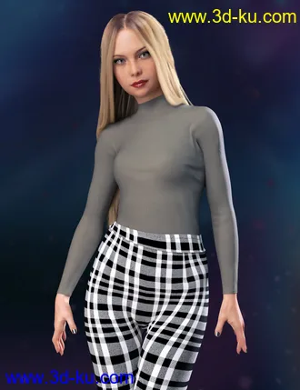 3D打印模型Zoey HD for Genesis 8 Female的图片