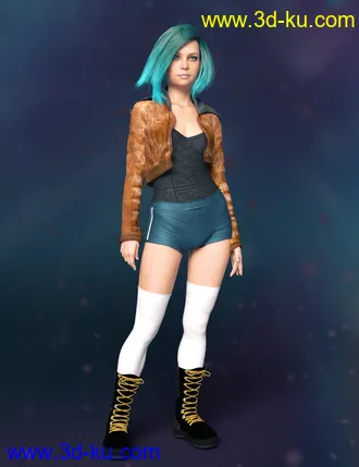 3D打印模型Zoey HD for Genesis 8 Female的图片