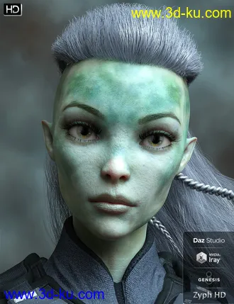 3D打印模型Zyph HD for Genesis 8 Female的图片