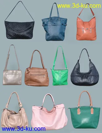 3D打印模型10 Handbags Collection的图片