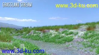 3D打印模型1stB Grassland Stream的图片