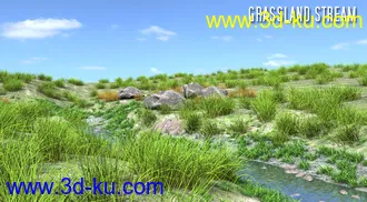 3D打印模型1stB Grassland Stream的图片