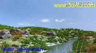 3D打印模型1stB Grassland Stream的图片