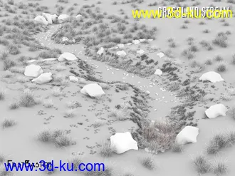 3D打印模型1stB Grassland Stream的图片