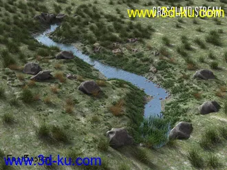 3D打印模型1stB Grassland Stream的图片