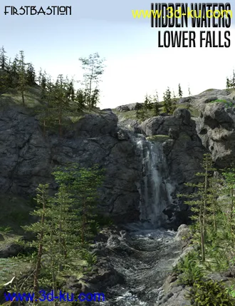 3D打印模型1stB Hidden Waters Lower Falls的图片