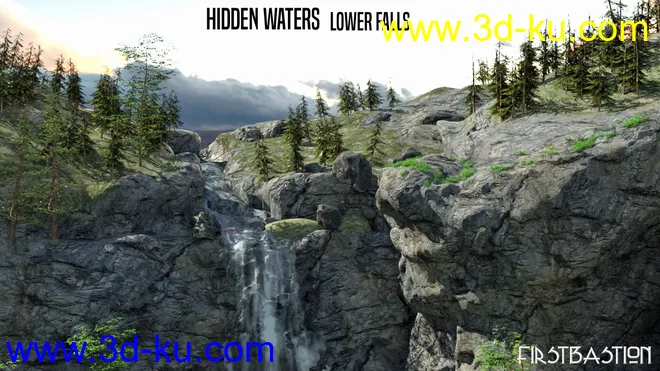 1stB Hidden Waters Lower Falls模型的图片5