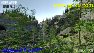 3D打印模型1stB Hidden Waters Lower Falls的图片