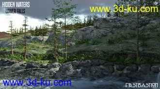 3D打印模型1stB Hidden Waters Lower Falls的图片