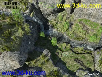 3D打印模型1stB Hidden Waters Lower Falls的图片