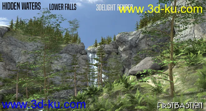 1stB Hidden Waters Lower Falls模型的图片13