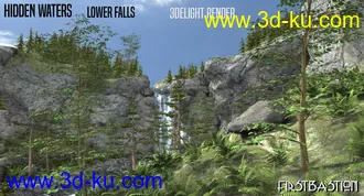 3D打印模型1stB Hidden Waters Lower Falls的图片