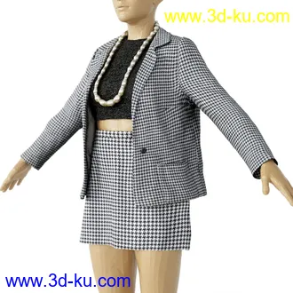 3D打印模型3 dForce Vintage Outfits for Genesis 8 Female的图片