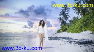 3D打印模型3D Photo Scenes - Exotic Beaches的图片