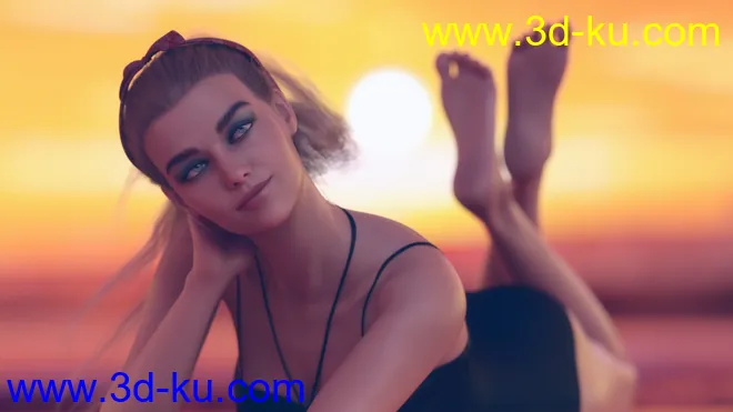 3D Photo Scenes - Sunset Beaches模型的图片12