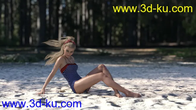 3D Photo Scenes - Swedish Beaches And Rocks模型的图片5