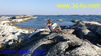 3D打印模型3D Photo Scenes - Swedish Beaches And Rocks的图片