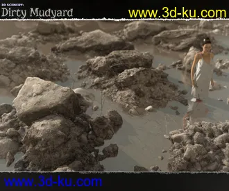 3D打印模型3D Scenery - Dirty Mudyard的图片