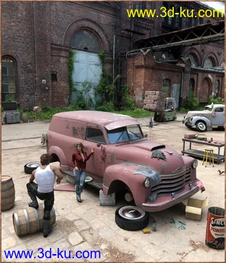 3D打印模型51 Panel Van for DS的图片