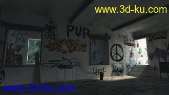 3D打印模型Abandoned School的图片