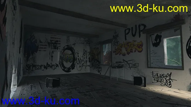 Abandoned School模型的图片4
