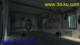 3D打印模型Abandoned School的图片