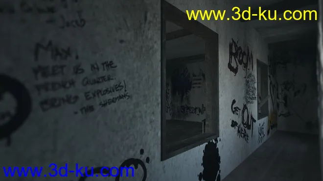 Abandoned School模型的图片5