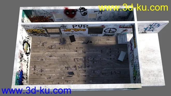 Abandoned School模型的图片6
