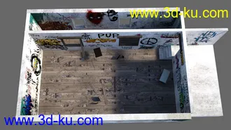 3D打印模型Abandoned School的图片