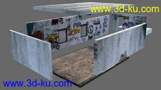 3D打印模型Abandoned School的图片