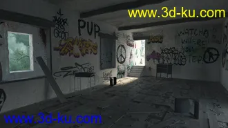 3D打印模型Abandoned School的图片