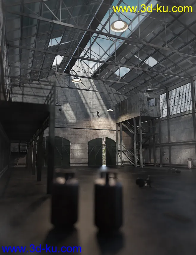 Abandoned Warehouse模型的图片1