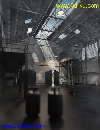 3D打印模型Abandoned Warehouse的图片
