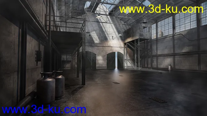 Abandoned Warehouse模型的图片5