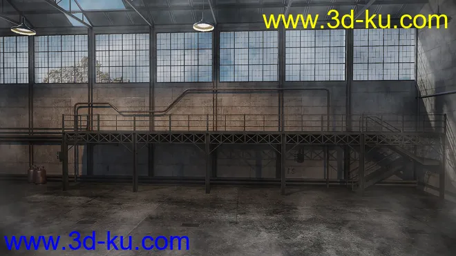 Abandoned Warehouse模型的图片6