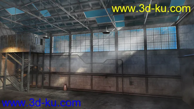 Abandoned Warehouse模型的图片7