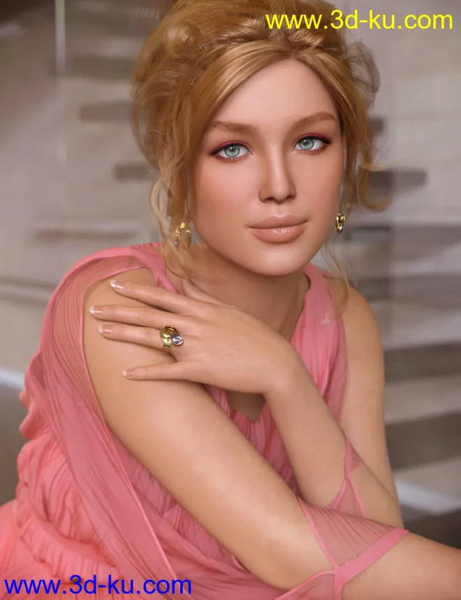 Adeline for Genesis 8 Female模型的图片5