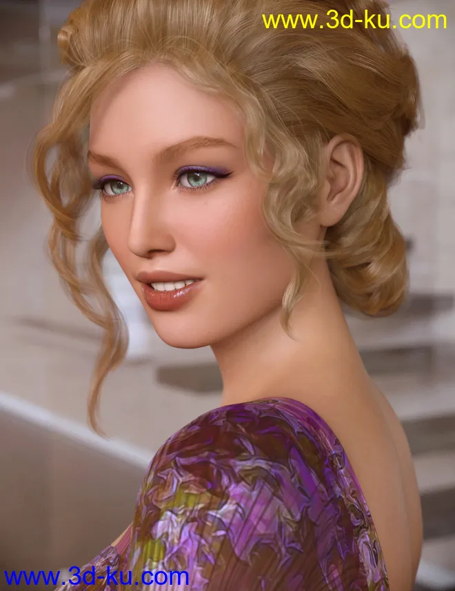 Adeline for Genesis 8 Female模型的图片8